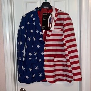 American flag suit Spirit Halloween costume